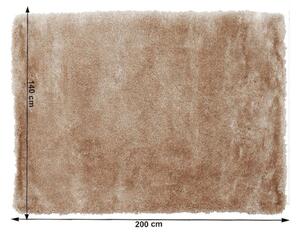 BOTAN barna polyester szőnyeg 140x200cm