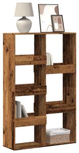 Antik fa színű szerelt fa könyvespolc 100 x 33 x 155,5 cm
