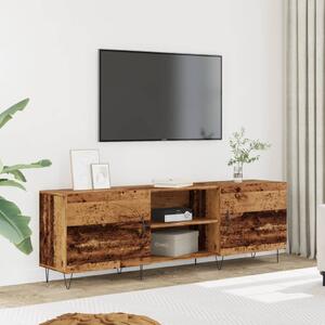 Antik fa színű szerelt fa TV-szekrény 150 x 30 x 50 cm