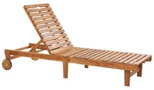 Lounge szék Keményfa Világos fa árnyalat PIETRALUNGA