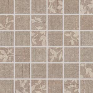Mozaik Rako Textile barna 30x30 cm matt WDM05103.1
