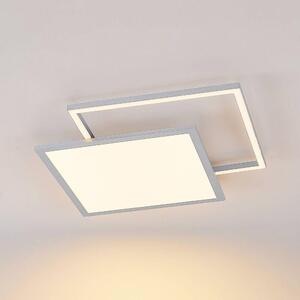 Lucande - Senan LED Square Mennyezeti Lámpa CCT Silver - Lampemesteren
