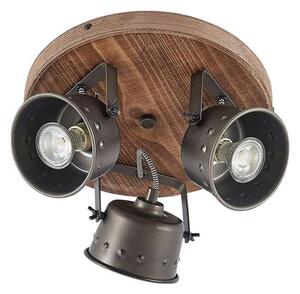 Lindby - Rubinjo 3 Round Mennyezeti Lámpa Wood/BlackLindby - Lampemesteren