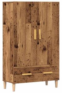 Highboard régi fa 70x31x115 cm gépesített fa