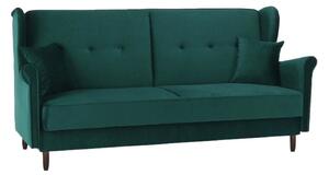 COLUMBUS zöld szövet kanapé
