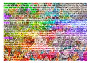 Fotótapéta - Rainbow Wall