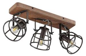 Lindby - Rutger 3 Mennyezeti Lámpa Wood/BlackLindby - Lampemesteren