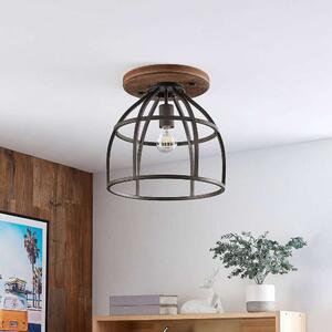 Lindby - Rutger Round Mennyezeti Lámpa Wood/BlackLindby - Lampemesteren