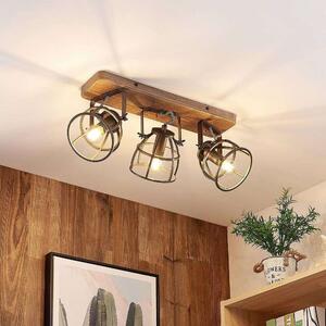 Lindby - Rutger 3 Mennyezeti Lámpa Wood/BlackLindby - Lampemesteren