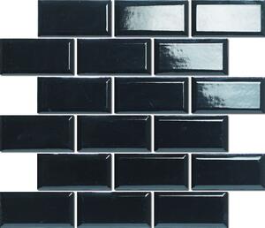 Mozaik Premium Mosaic fekete 30x30 cm fényes MOS4595BK