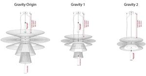 Forestier - Gravity 2 Függőlámpa Golden - Lampemesteren