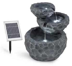Blumfeldt Murach napelemes vízesés szökőkút, akkumulátor, 2 W szolár panel, 3 LED