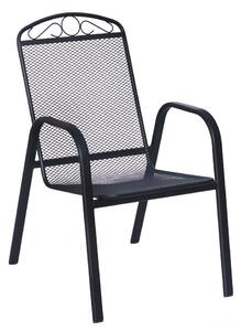 ROJAPLAST ZWMC-31 - SZÁLLÍTÁSSÉRÜLT - fém kerti szék - fekete ()
