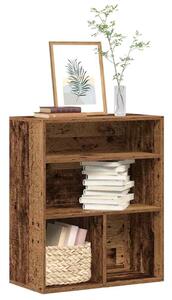 Könyvszekrény antik fa 60x30x71,5 cm szerelt fa