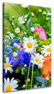 Vászonkép Pillangók és virágok a gyönyöru kertben Méretek: 40 x 60 cm