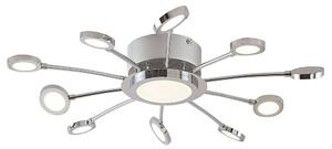 Lindby - Meru Mennyezeti Lámpa Ø65 Chrome/White - Lampemesteren