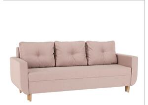 DOREL rózsaszín szövet kanapé