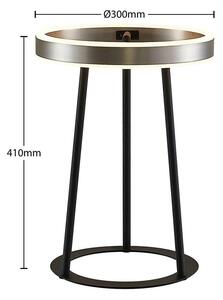 Lucande - Seppe LED Asztali Lámpa Nickel - Lampemesteren