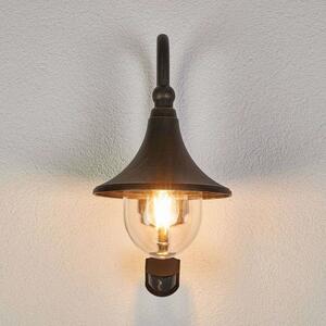 Lindby - Daphne Kültéri Fali Lámpa Érzékelővel Antique Black - Lampemesteren