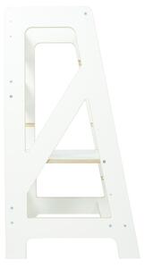 ELIS DESIGN Állítható tanulótorony white 85 cm