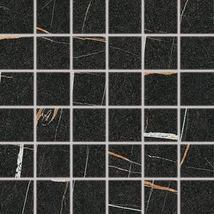 Mozaik Fineza Vision fekete 30x30 cm matt DDM06389.1