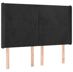 LED Fejtámla - Fekete Bársony - 147x16x118/128cm