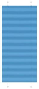 Pliszírozott redőny kék 85x200 cm szövetszélesség 84,4 cm