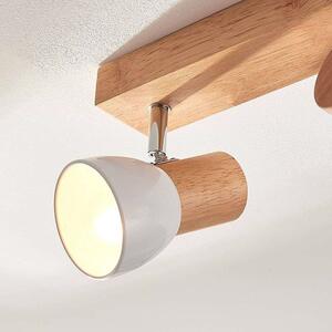 Lindby - Thorin 3 Mennyezeti Lámpa Wood/White - Lampemesteren