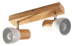 Lindby - Thorin 2 Mennyezeti Lámpa Wood/White - Lampemesteren