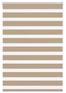 Zebrafüggönnyel homokbarna szövetszélesség 100,9 cm poliészter