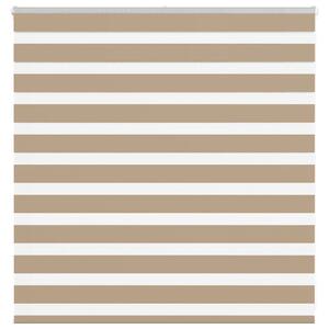 Zebrafüggönnyel homokbarna szövetszélesség 135,9 cm poliészter