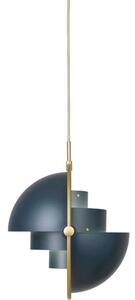 GUBI - Multi-Lite Függőlámpa Ø36 Brass/Midnight Blue - Lampemesteren