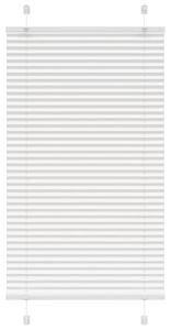 Pliszírozott redőny Fehér 70x150 cm szövetszélesség 69,4 cm
