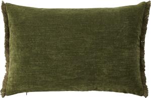 Augustine párna, zöld bársony, 60x40 cm