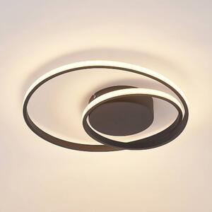 Lindby - Emisua LED Mennyezeti Lámpa CCT Dim. BlackLindby - Lampemesteren
