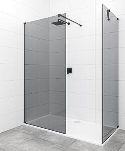 Walk-in zuhanyparaván SAT Walk-in 200 cm fekete SATBWI10090KSPAC