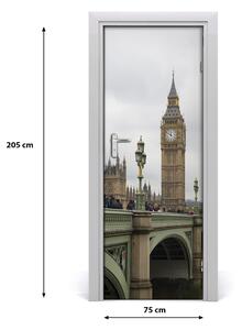Poszter tapéta ajtóra Big Ben, London 95x205
