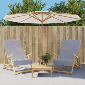 2 db szürke 400 GSM szövet strandtörölköző 60 x 135 cm