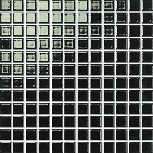 Kerámia mozaik Premium Mosaic fekete 30x30 cm fényes MOS23BK