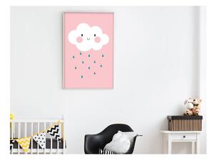 ELIS DESIGN Plakát - Růžový mráček méret: 20 x 30 cm