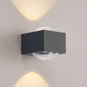 Lucande - Almos LED Up/Down Kültéri Fali Lámpa Dark Grey - Lampemesteren