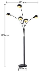 Lindby - Jewa 5 Állólámpa BlackLindby - Lampemesteren