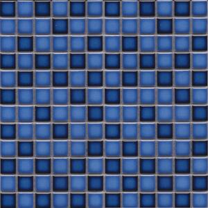 Kerámia mozaik Premium Mosaic kék 30x30 cm fényes MOS23MIXBL