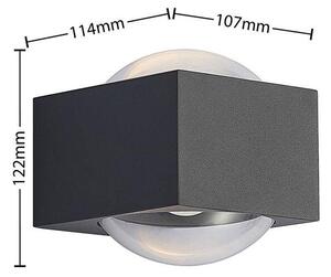 Lucande - Almos LED Up/Down Kültéri Fali Lámpa Dark Grey - Lampemesteren