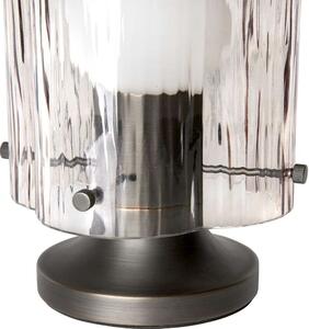 GUBI - Seine Asztali Lámpa Smoke/Antique Brass - Lampemesteren