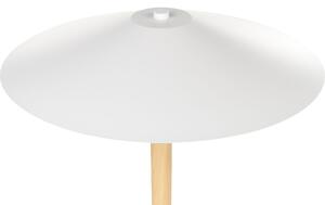 Fehér fa állólámpa 153 cm MOPPY