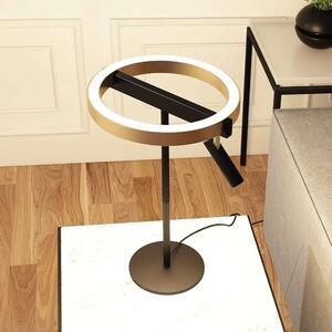 Lucande - Matwei LED Ring Asztali Lámpa Brass - Lampemesteren