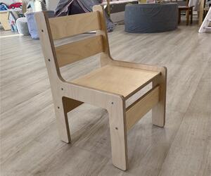 ELIS DESIGN Fa szék gyerekeknek barva: felületi kezelés nélkül