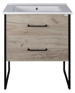 TMP IRON - Fürdőszobabútor - Lábon álló - 75 cm