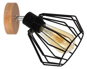 Envostar - Vento Fali Lámpa Black/Oak - Lampemesteren